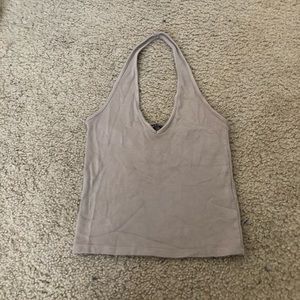 Brandy Melville Tan Halter tank
